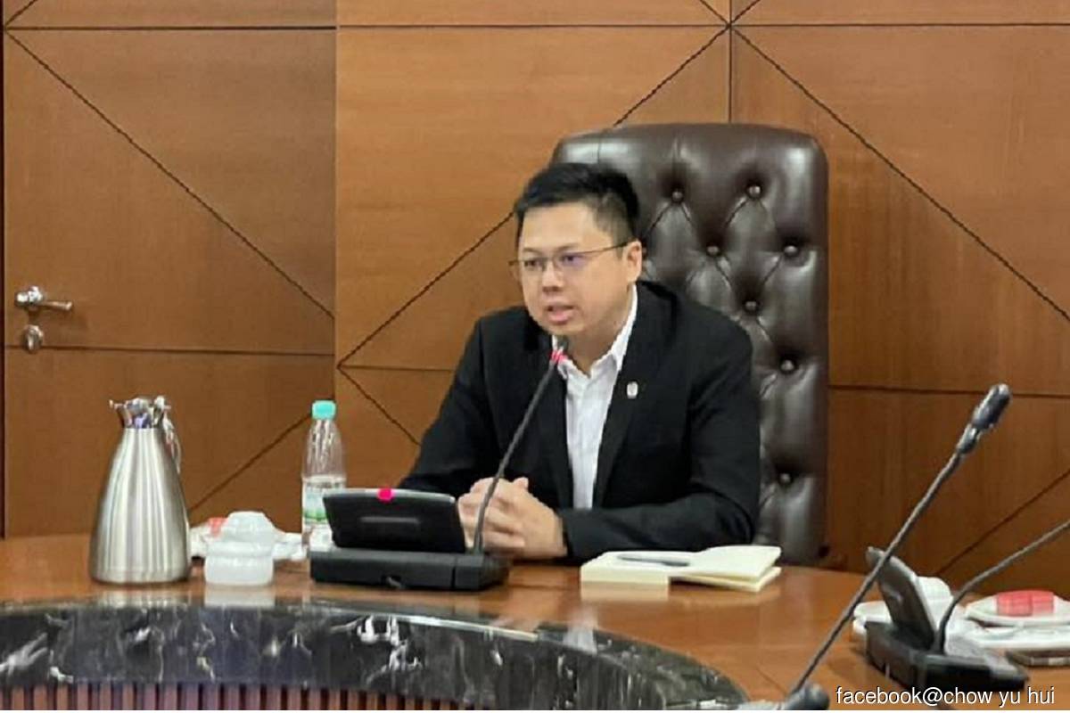 DAP lawmaker Chow Yu Hui